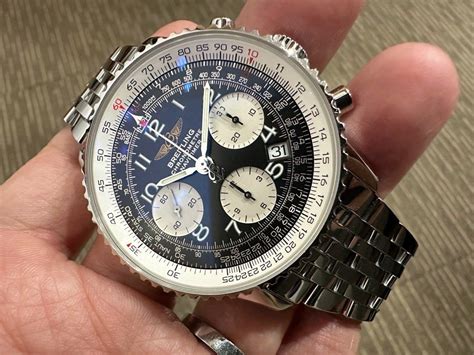 breitling top time reverse panda|Breitling Navitimer 01 Full Set 2016 .